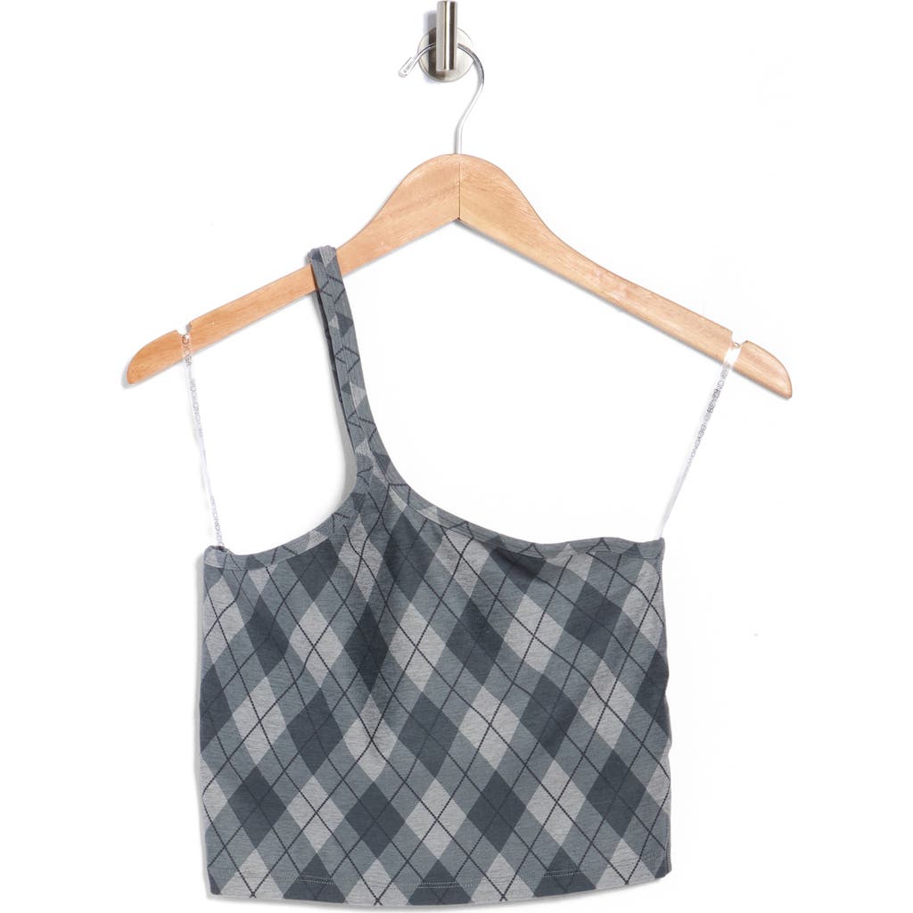 Beyond Yoga Softmark One Up Crop Tank In Gray