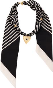 Panacea Heart Scarf Necklace