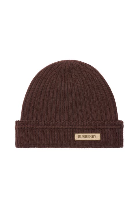 Logo Patch Wool Beanie