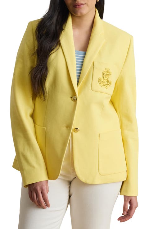 Logo Appliqué Blazer (Plus)