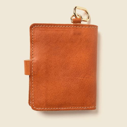 Casupo Wallet With Snap And Key Ring In Brown