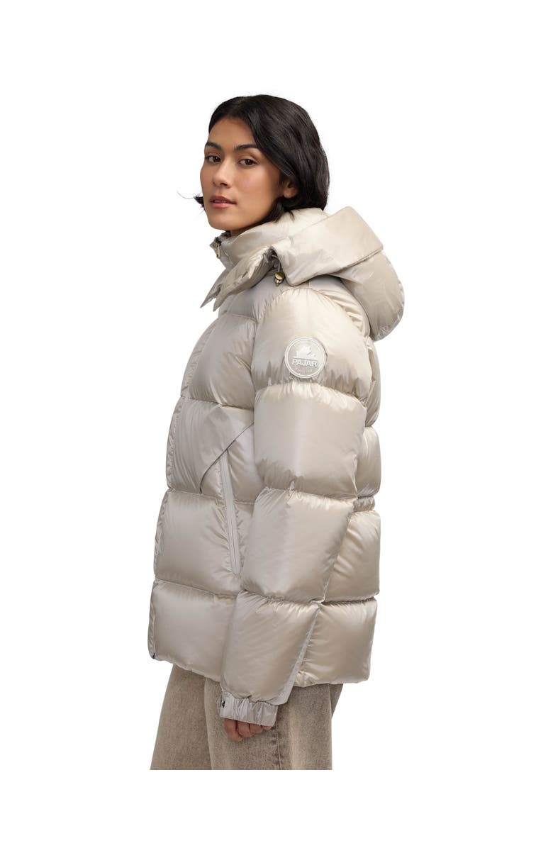 Pajar Women's Vivienne Boxy Short Channel Quilted Puffer, Alternate, color, Champagne