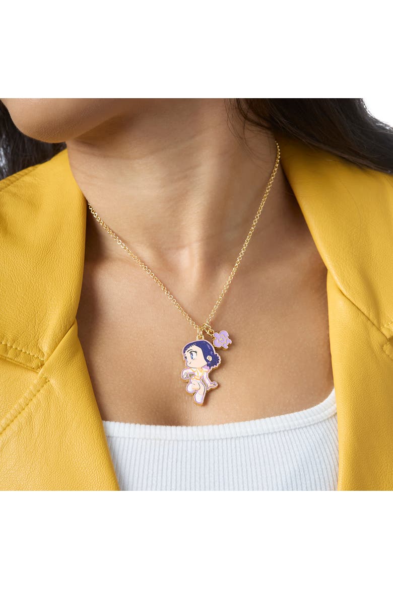 Rumi, Zoey, and Mira Necklace Set 3-Piece Official License, 3 Friendship Necklaces Gold-Tone, K-Pop Gifts, Alternate, color, Gold-Tone
