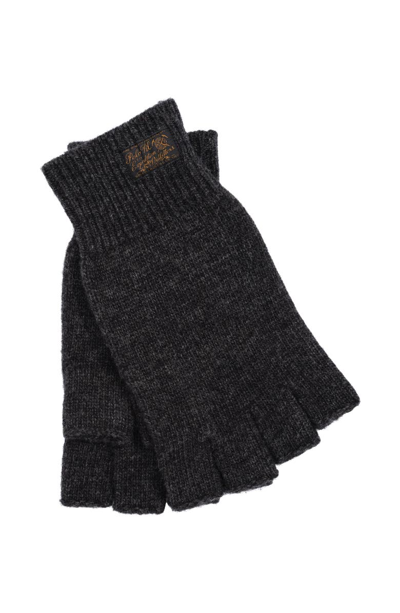 Polo Ralph Lauren Fingerless Glove, Alternate, color, Dk Charcoal Heather