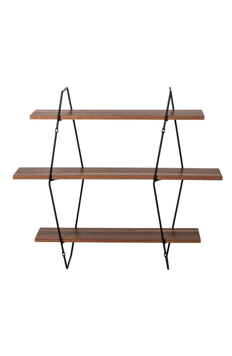 HONEY-CAN-DO Wall Shelves - Set of 3, Main, color,