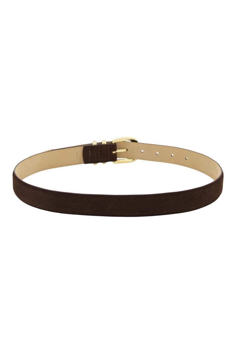 The Jordan Suede Belt, Alternate, color, CORDOVAN
