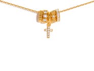 Girls Crew Rio Cross Charm Necklace