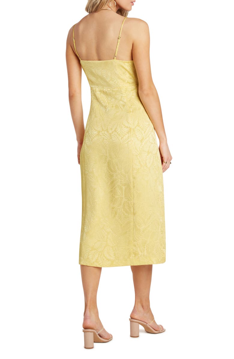 Willow Glenda Twist Front Jacquard Midi Dress, Alternate, color, 