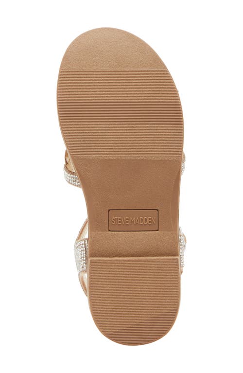 Steve Madden Kids' Jkiwi Slingback Sandal In Rhinestone