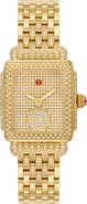 MICHELE Deco Mid Jubilee Limited Edition Diamond Pavé Chronograph Bracelet Watch, 29mm x 31mm