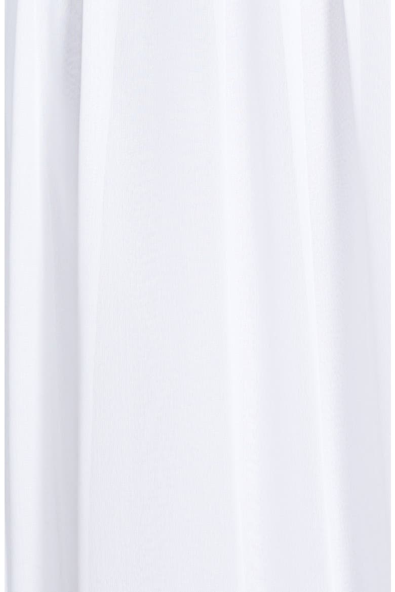 Strapless Ruched Chiffon Gown, Alternate, color, IVORY