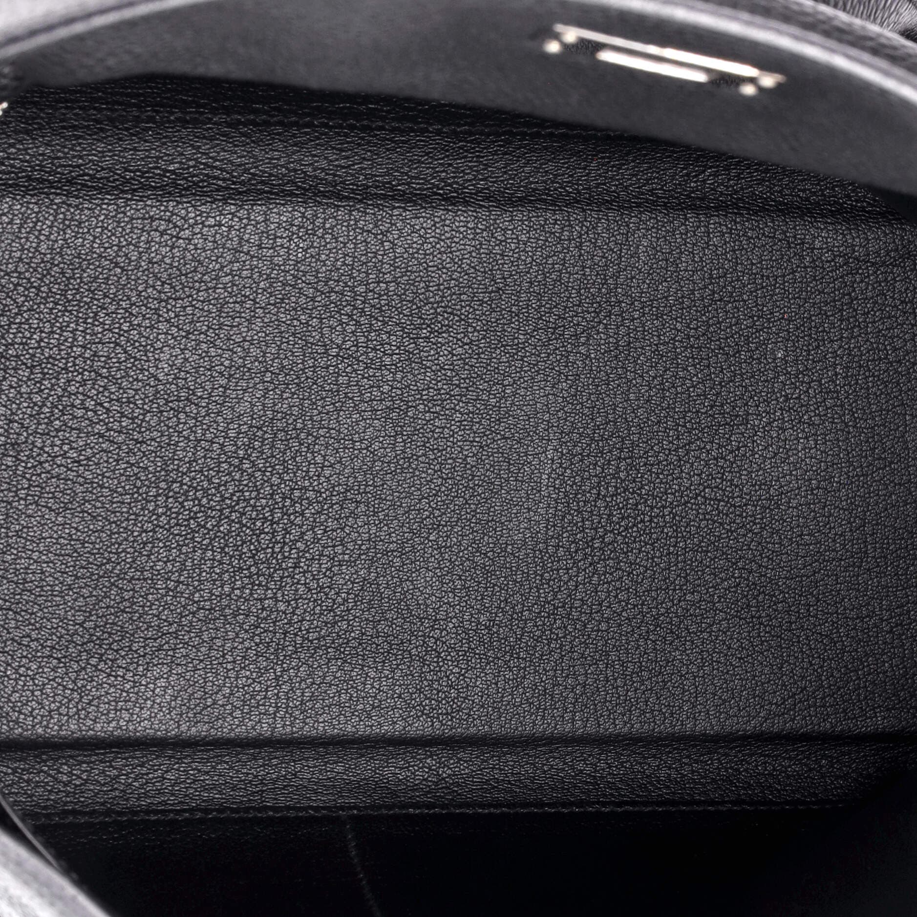 Pre-Owned Hermes Kelly Handbag Black Togo with Palladium Hardware 32, Alternate, color, 