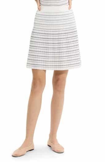Theory Rib Stripe Skirt