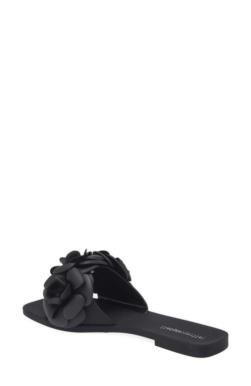 Jeffrey Campbell Floralee Slide Sandal In Black