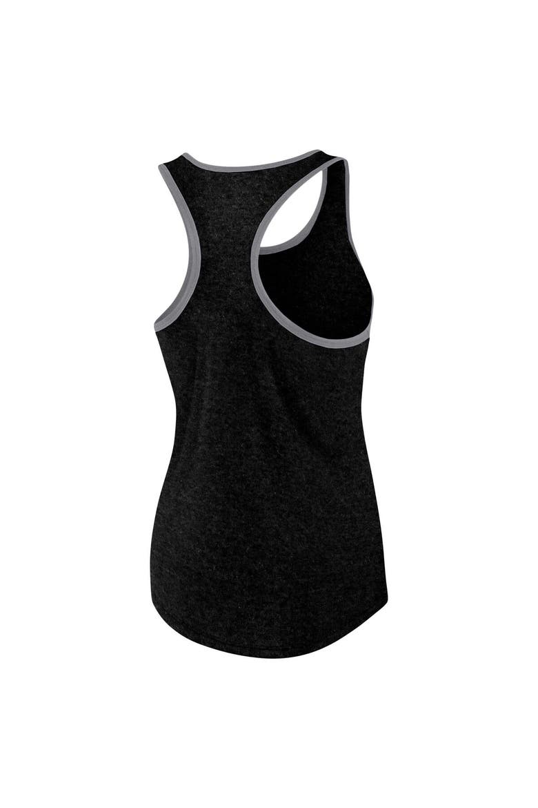 Women's Fanatics Branded Heather Black Jacksonville Jaguars Plus Size Fuel Tank Top, Alternate, color, Heather Black