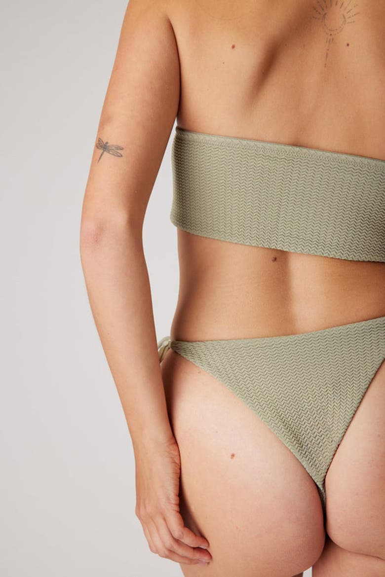 The Bandeau - Ripple, Alternate, color, Soft Olive Ripple