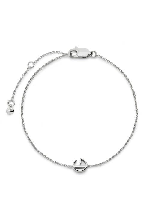 Initial Pendant Bracelet