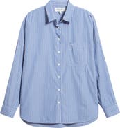 Alex Mill Jo Stripe Cotton Poplin Button-Up Shirt