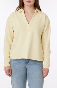 C & C California Samantha Sun Washed Terry Pullover