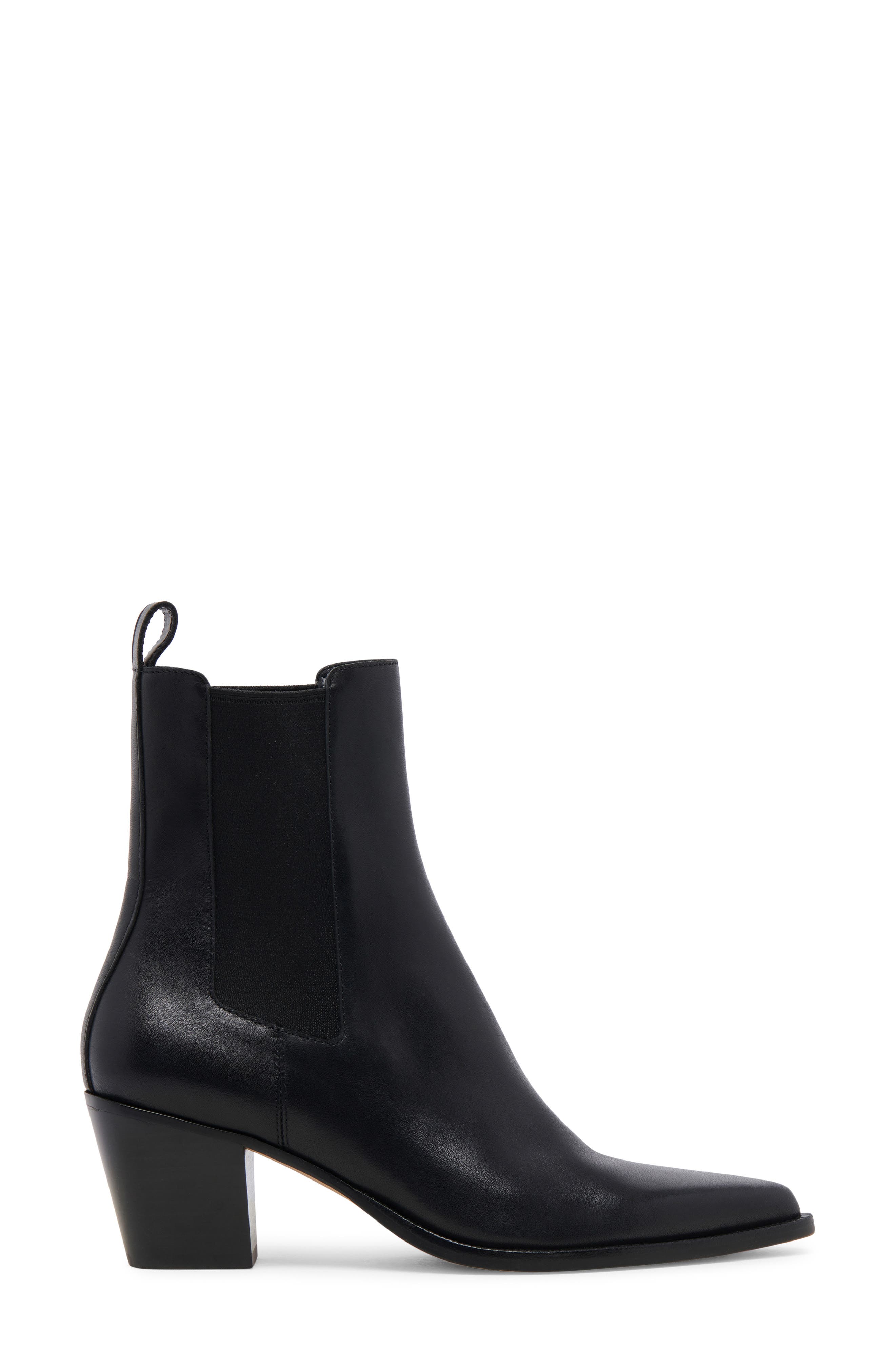 Dolce Vita Shadie Waterproof Pointed Toe Chelsea Boot, Alternate, color, Black Leather
