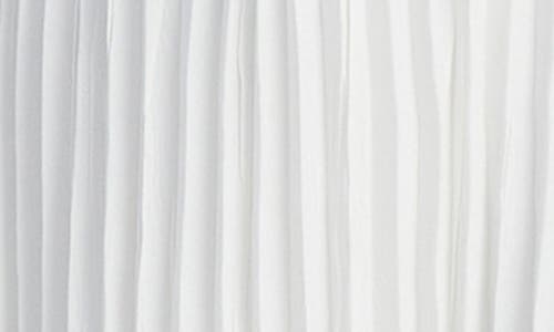 Vince Pleated A-line Halter Dress With Pockets In White
