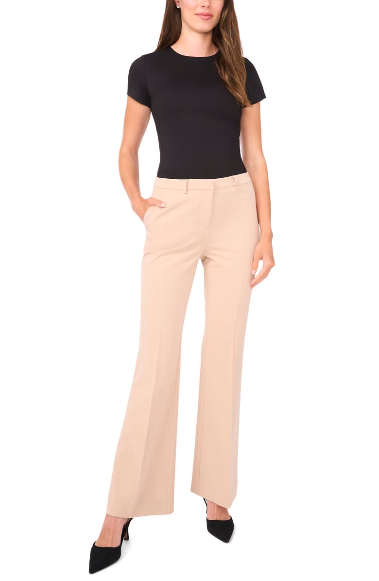 Halogen<sup>®</sup> Slim Fit Flare Leg Pants, Alternate, color, Nomad Camel