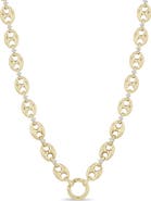 Zoë Chicco 14K Gold Diamond Large Mariner Link Enhancer Necklace