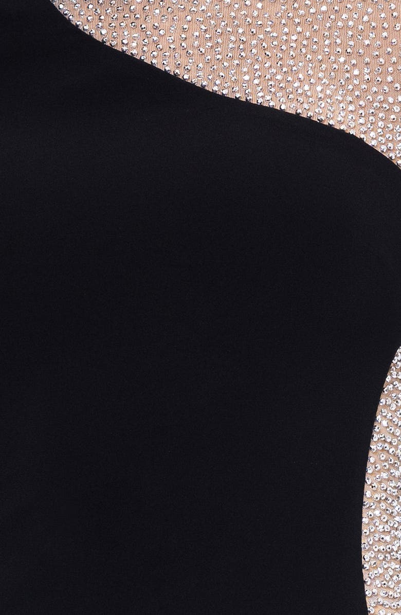 Xscape Evenings Bead Detail Long Sleeve Body-Con Gown, Alternate, color,