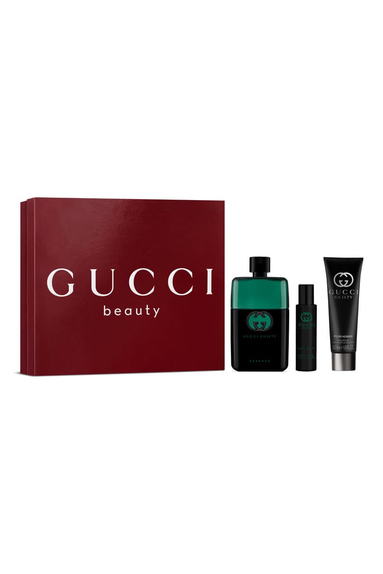 Guilty pour Homme Essence Eau de Toilette 3-Piece Gift Set $191 Value, Main, color, NO COLOR