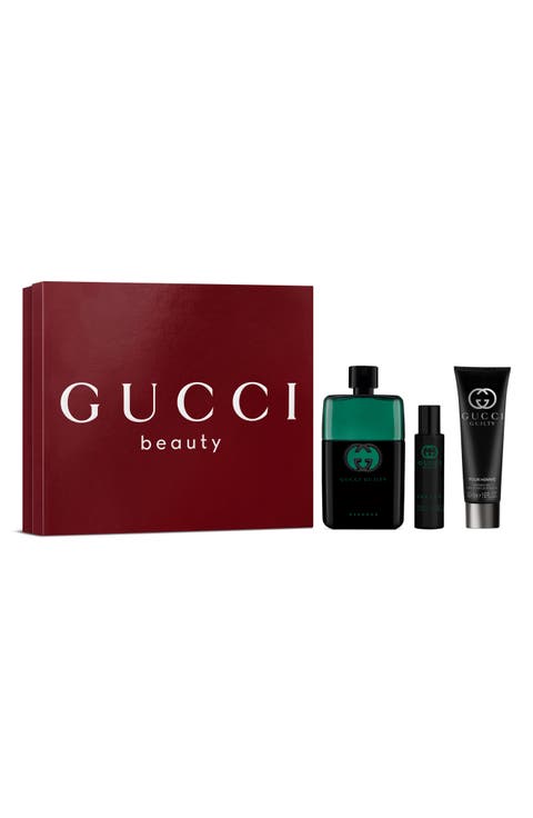 Guilty pour Homme Essence Eau de Toilette 3-Piece Gift Set $191 Value