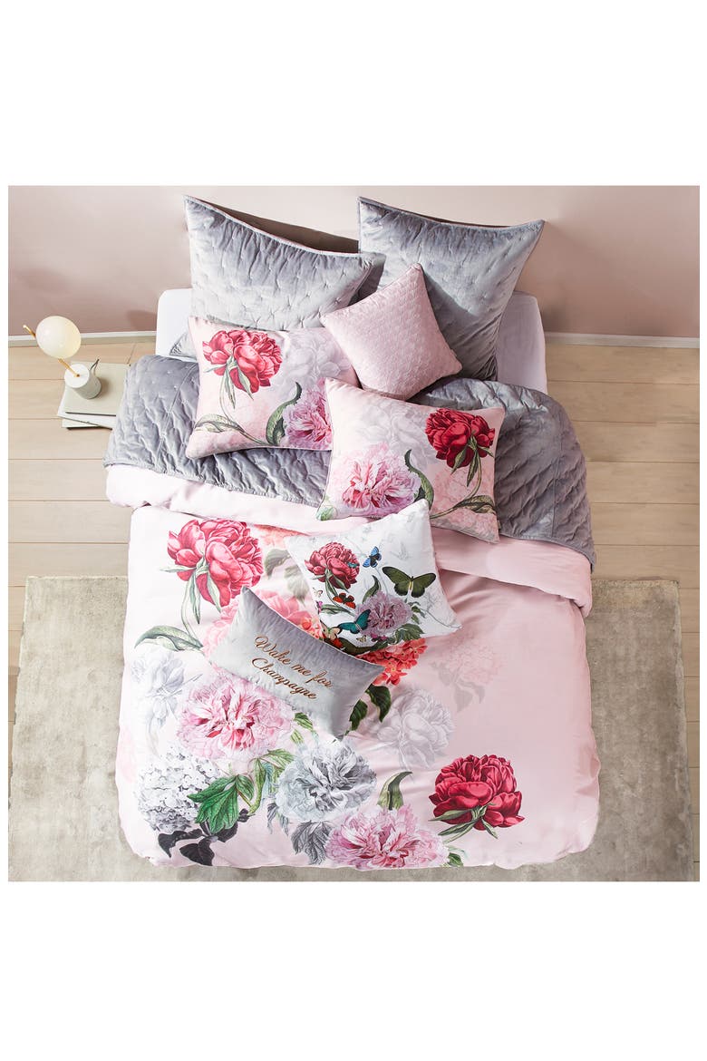 Palace Gardens Comforter & Sham Set, Alternate, color, PINK