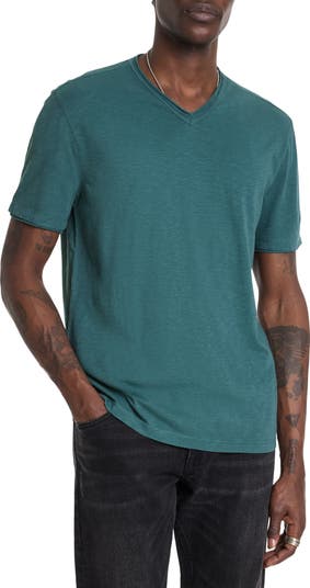 John Varvatos Miles Slub Organic Cotton V-Neck T-Shirt | Nordstromrack