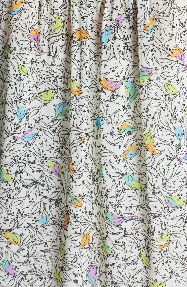 DR2 by Daniel Rainn Daniel Rainn Lace Bib Print Blouse, Alternate, color,