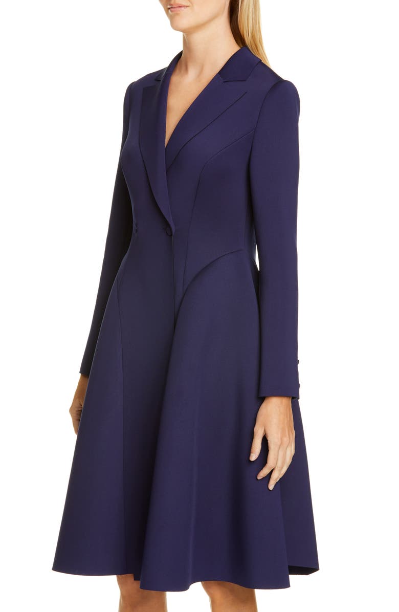 knee length dresses for ladies Long Sleeve Teal Gown with Beaded Trim by Badgley Mishcka – Badgley Mischka