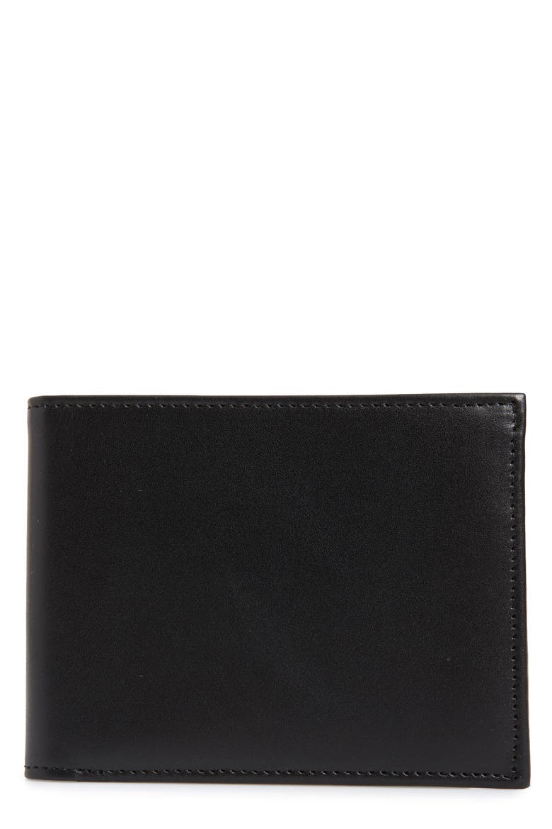 Chelsea Leather Wallet, Main, color, BLACK