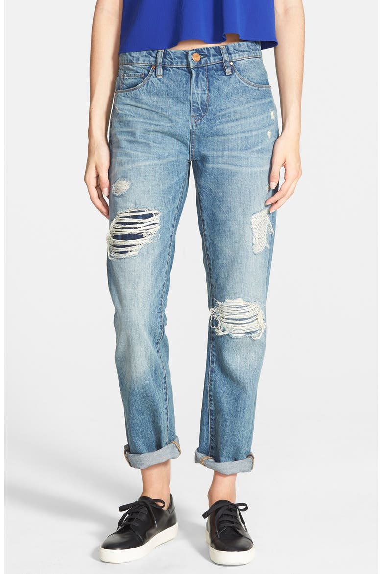 Boyfriend Jeans, Main, color, BLUE