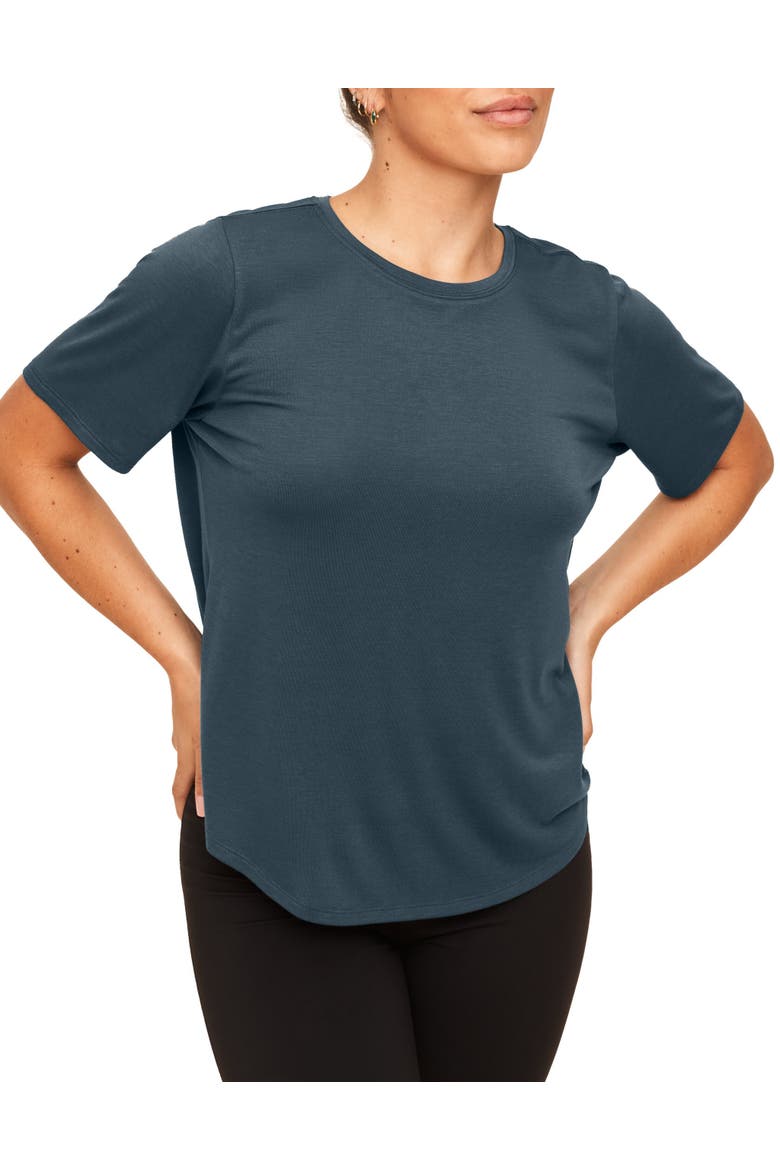 Molly Soft Jersey T-Shirt, Main, color, Dark grey
