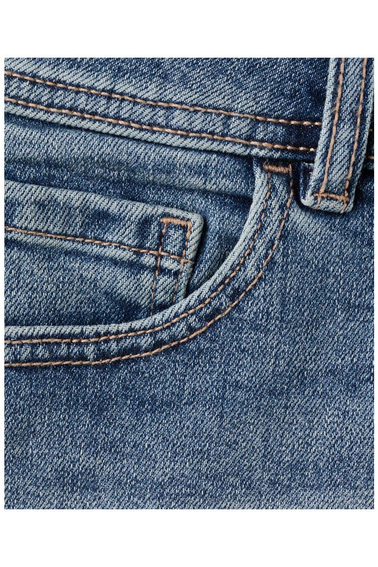 Low Waist Denim Mini Shorts, Alternate, color, MEDIUM VINTAGE BLUE