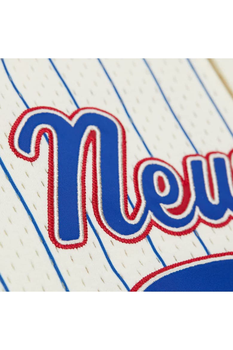 Men's Mitchell & Ness Lawrence Taylor Cream New York Giants Name & Number Mesh Button-Up Baseball Jersey, Alternate, color, Cream