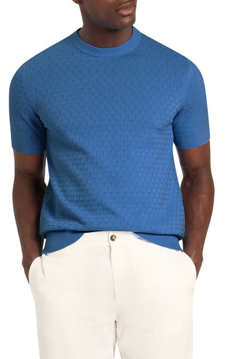 Ingvi Cotton & Wool Knit T-Shirt