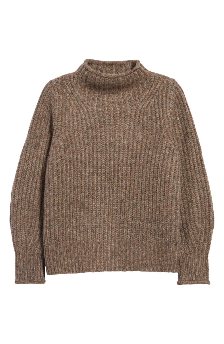 Madewell Loretto Funnel Neck Sweater, Alternate, color, 