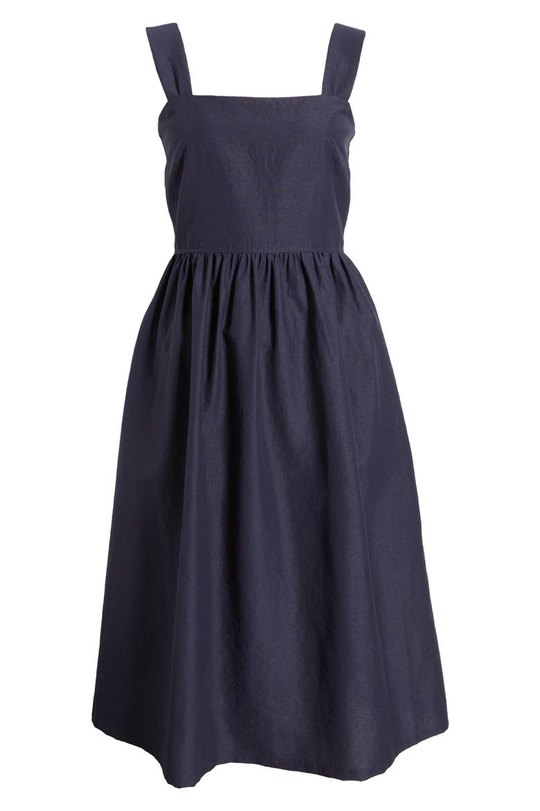 Square Neck Sundress, Alternate, color, NAVY BLAZER