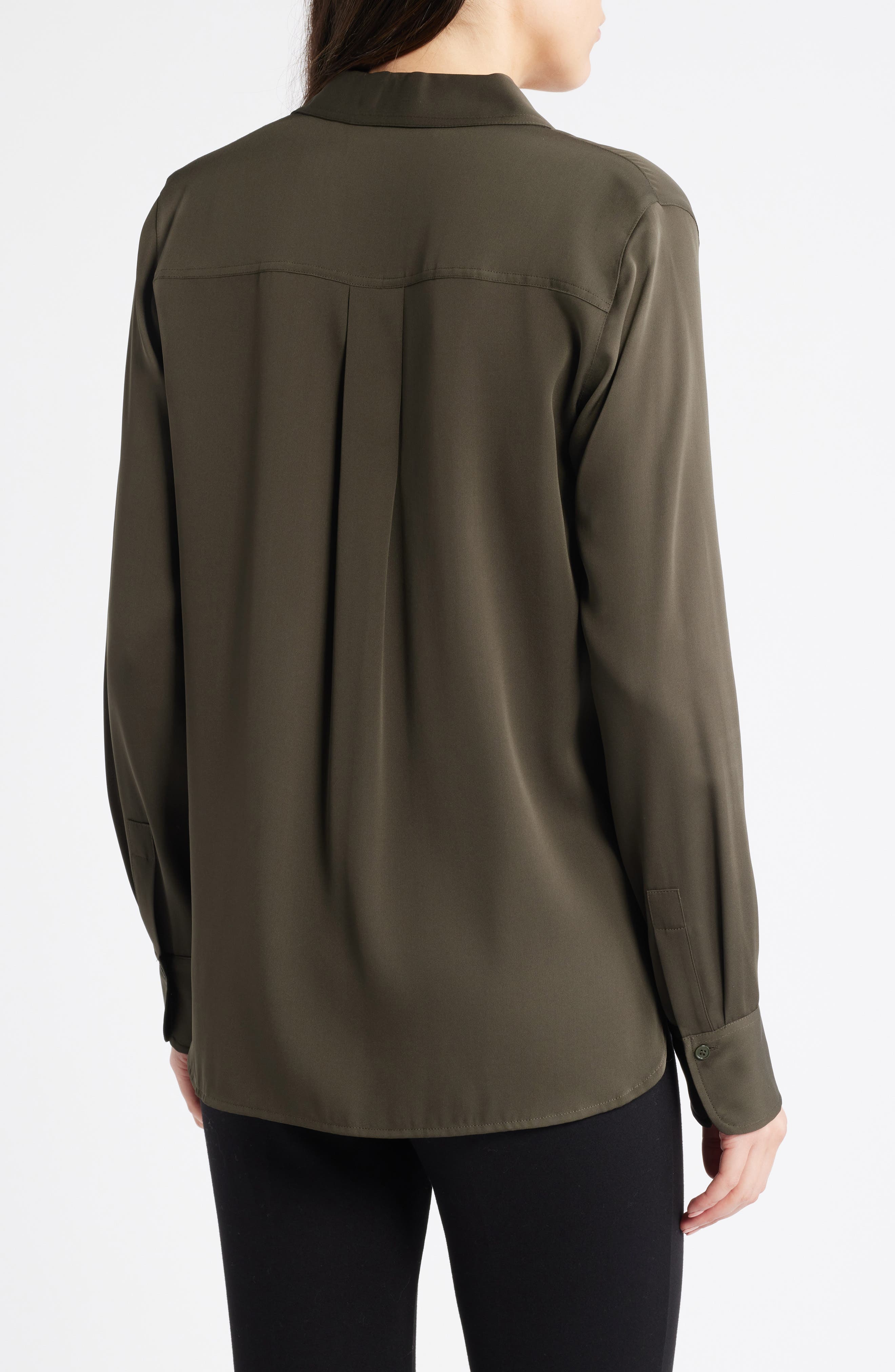 Stretch Silk Blouse - image 2