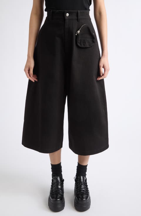Front Pocket Cargo Culottes