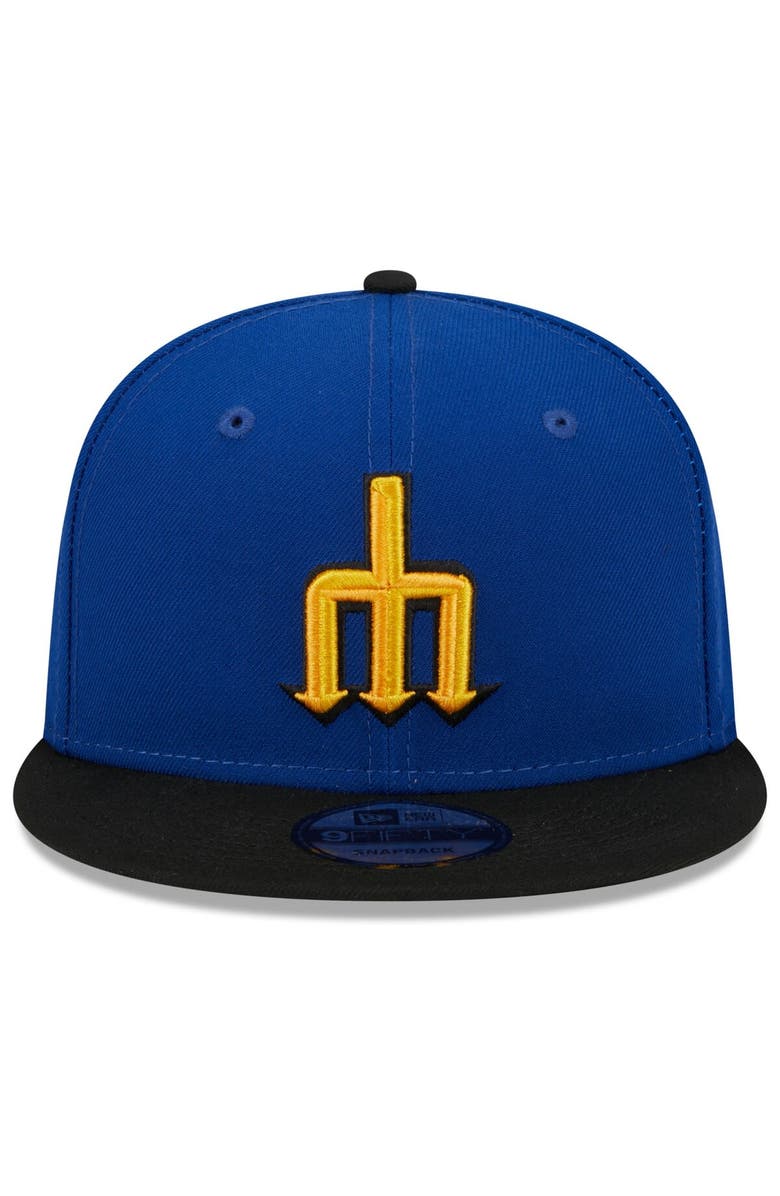 New Era Youth New Era Royal/Black Seattle Mariners 2023 City Connect 9FIFTY Snapback Adjustable Hat, Alternate, color, 