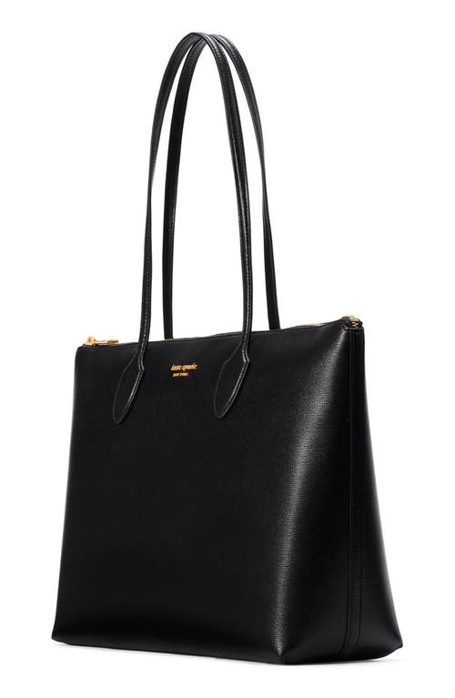 Kate Spade New York Large Bleecker Leather Tote In Black