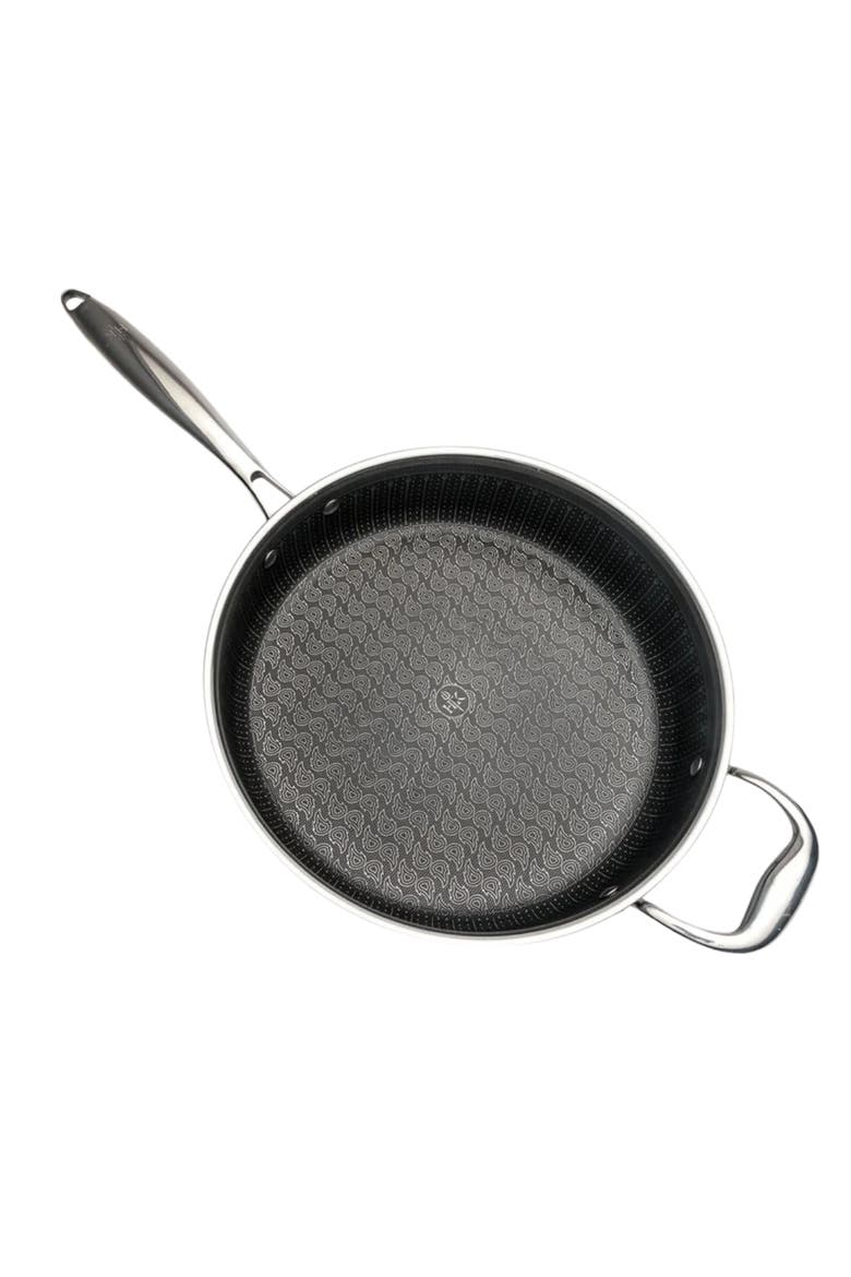 Tri-Clad SS Hybrid 4 Quart Saute Pan + Lid, Alternate, color, Black/SS