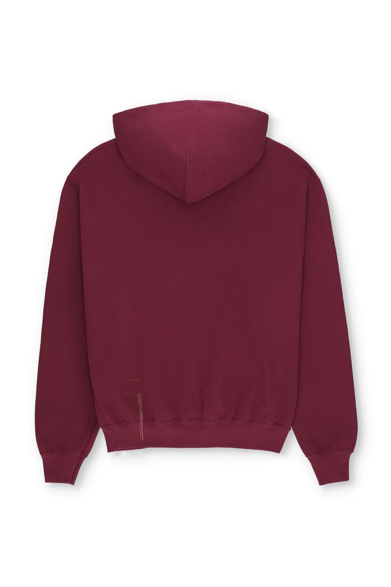 Cotton Hoodie Sweatshirt with Hood, Alternate, color, PURPLE