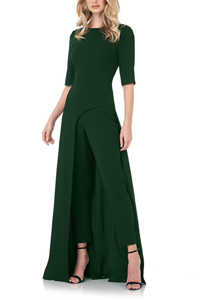 Davina Maxi Jumpsuit, Main, color, DARK FOREST