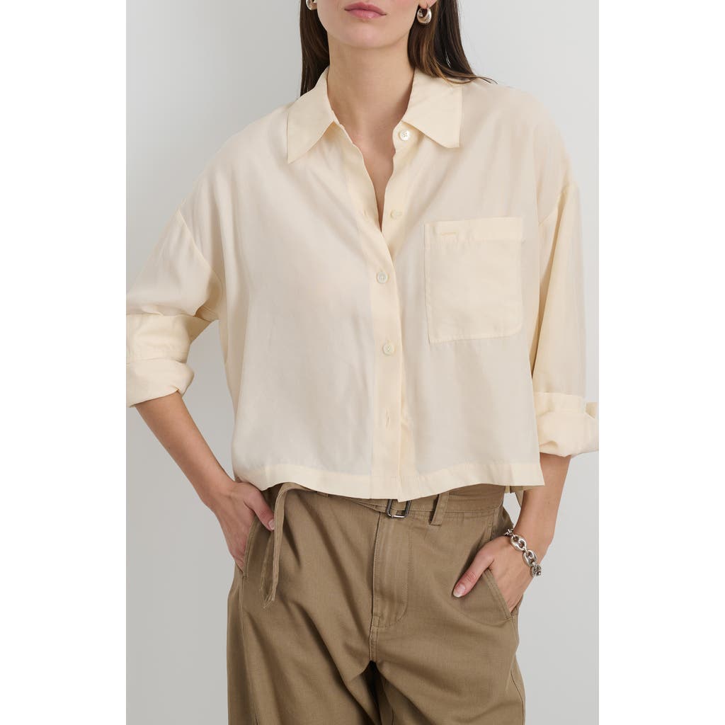 Alex Mill Gemma Button-up Shirt In Ivory